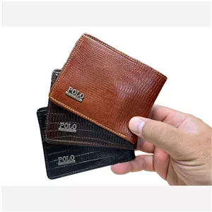 کیف پول جیبی مردانه پولو کد p23(چرم طبیعی)