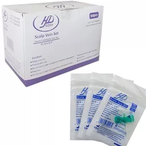 اسکالپ وین اچ دی سایز 21- سبز ا(HD Scalp Vein Set 21G)(تزریقات)