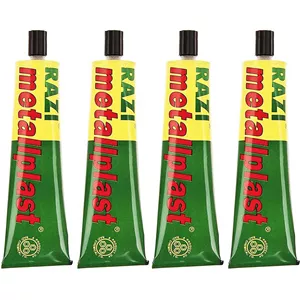 چسب آهن رازی مدل Metallplast حجم 100 میلی لیتر بسته 4 عددی