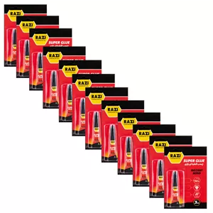 چسب قطره ای رازی مدل 112 حجم 3 میلی لیتر بسته 12 عددی