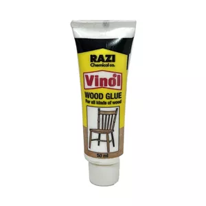 چسب چوب رازی مدل وینول حجم 50 میلی لیتر