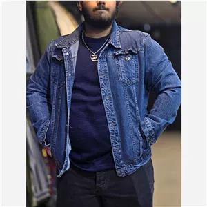 کت جین مردانه سایز بزرگ پارچه ترک بدون کش در رنگبندی متنوع سایز XL تا 4XL
