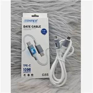 کابل شارژ دو سر تایپ سی sentex مدل Ci55 