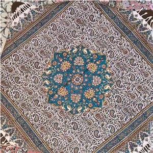 سفره (رومیزی) قلمکار ترنج صادراتی فول تراکم 