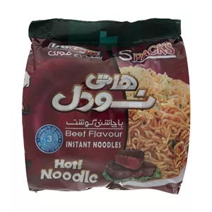 هاتی نودل با عصاره گوشت هاتی کارا - 77 گرم بسته 5 عددی مدل 1