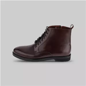 نیم بوت مردانه چرم مشهد مدل J6287-088 مدل 1