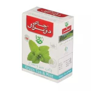 چای سبز نعنا دوغزال با بهترین کیفیت قسطی 