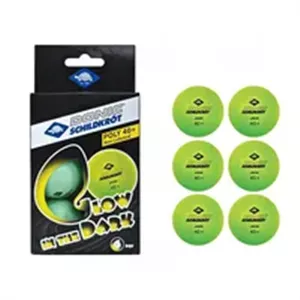 توپ پینگ پنگ دونیک شیلدکروت 40+ GLOW بسته 6 عددی OLKسبز