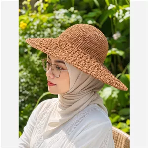 کلاه صدفی رافیا 