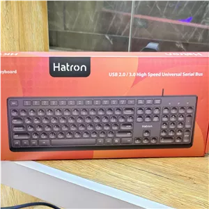 کیبورد KH190 هترون سیمی بسیار اقتصادی و با کیفیت و طراحی ارگونومیک باگارانتی 12 ماهه فورتیم