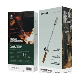 مشعل گازی فندکی کپسولی گرین لاین مدل Green Lion Flame Torch Camping Gas Lighter