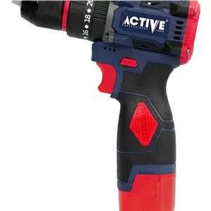 دریل شارژی چکشی اکتیو براشلس لیتیوم 16.8 ولت مدل AC-3117BL (کد 1)