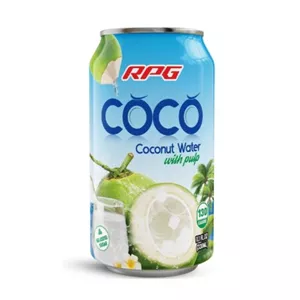 خرید نوشیدنی میوهای با طعم نارگیل و تکههای میوه آر پی جی 330 میلی لیتریRPG Coconut Fruit Juice