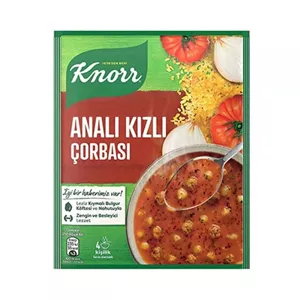 خرید سوپ نیمه آماده کوفته بلغور با گوشت چرخ کرده کنور 70 گرمیKnorr Anali Kizli Soup