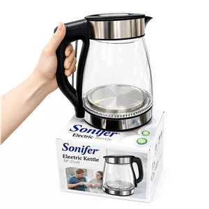 کتری برقی شیشه ای سونیفر با توان 1500 وات مدل SF-2121 باضمانت و اصالت