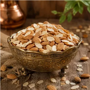 مغز بادام درختی شکسته ایرانی(500گرمی)خام ،محصول امسال