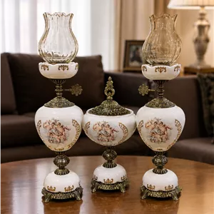 ست شمعدان و کاپ شکلات خوری مدل فرشته