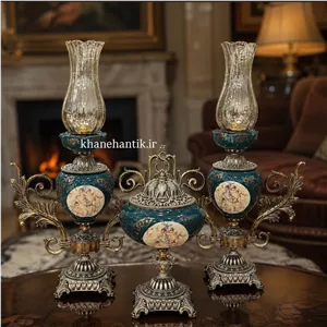 ست شمعدان و شکلات خوری دکوراتیو فرشته