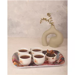 سینی دسته دار مهروز مدل A-1003 کلاسیک سایز 2539 سانتی متر ارسال پس کرایه 