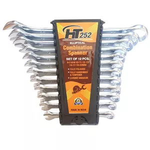 مجموعه 12 عددی آچار یکسر تخت یکسر رینگی اچ تی مدل HT0-252 ارسال پس کرایه 
