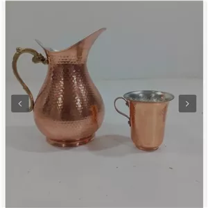 پارچ مسی نانو شد دسته برنجی