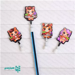سرمدادی چوبی طرح اسب همیار مدیر