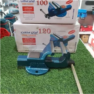 گیره رومیزی ایران صنعت سایز 100 فک فولادی 