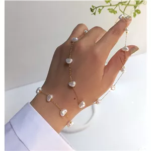 اتو سرد و سنگی  نیم ست استیل مروارید پرورشی 