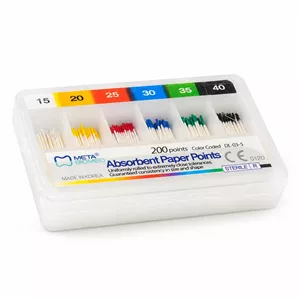کن کاغذی متا 2 درصدMeta Absorbent Paper Points 0.02