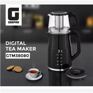 چای ساز و کتری برقی دیجیتال جیپاس مدلGTM38080