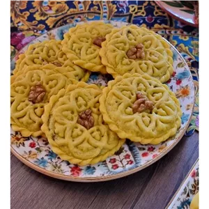 کلمپه گردویی زعفرونی 