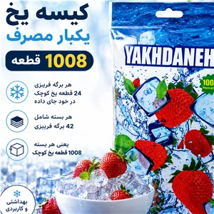 کیسه یخ یکبار مصرف 1008 قطعه 