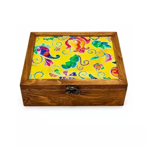 جعبه چوبی تی باکس 6خانه 006