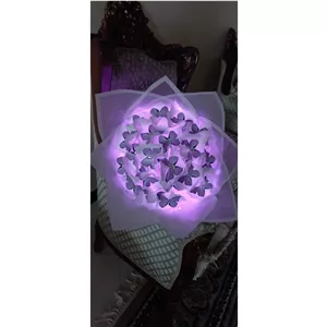 دسته گل پروانه ای مدل عروسکی