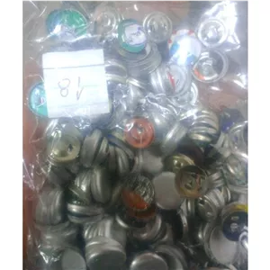 پولک دکمه پارچه ای سایز18 بسته 100 عددی