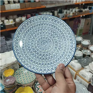 بشقاب پیش دستی گل آبی دنی هوم(عددی)