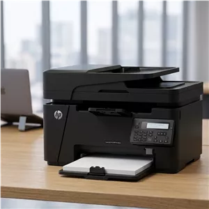 پرینتر چندکاره لیزری hp مدل M128FN سیاه و سفید