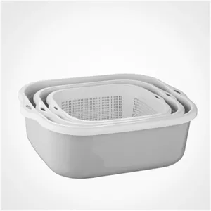 سرویس 6 پارچه آبکش و لگن نسیم لیمون