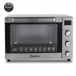 آون توستر دسینی مدل DS-5960 ظرفیت 60 لیتر، توان 2000 وات، جوجه گردان و کانوکشن