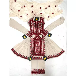 لباس بلوچی 5 وجب طرح دمن سیندرلا 