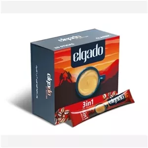 کافی میکس فوری 3 در یک الگادو - 18 گرم بسته 20 ساشه