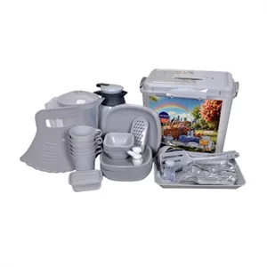 سبد پیک نیک 80 پارچه مدل طبیعت (کد:10)