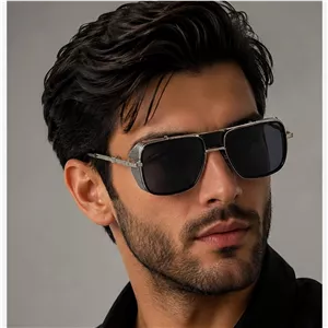 عینک آفتابی مردانه مارک BALMAIN عینک فلزی بسیار محکم و سبک و خوش صورت 