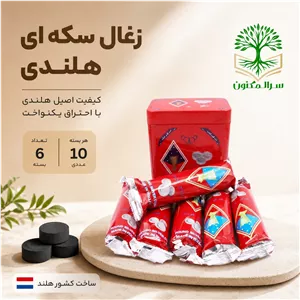 زغال خودسوز هلندی 6بسته 10عددی