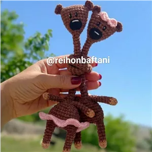 عروسک تدی گردن دراز خرس مستربین گردن دراز