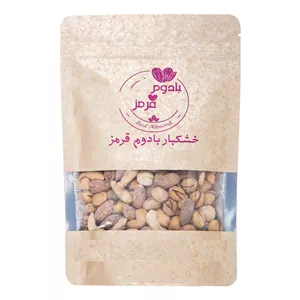 آجیل چهار مغز نمکی بادوم قرمز نمکدون - 1 کیلوگرم