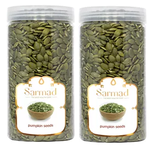 مغز کدو خام ممتاز سرمد - 450 گرم بسته 2