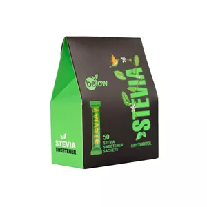 ساشه شیرین کننده اریتریتول و استویا بی لو - 1 گرم بسته 50 عددی