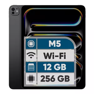 تبلت 13 اینچ اپل مدل IPad Pro 2025 M5 Wi-Fi ظرفیت 256 گیگابایت و رم 12 گیگابایت، رزولوشن دوربین 12 مگاپیکسل، پشتیبانی