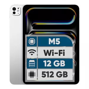 تبلت 11 اینچ اپل مدل IPad Pro 2025 M5 Wi-Fi ظرفیت 512 گیگابایت و رم 12 گیگابایت، رزولوشن دوربین 12 مگاپیکسل، پشتیبانی